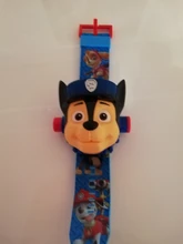 Reloj Digital de juguete de la patrulla Canina para niños, proyección de 24 estilos, diseños de dibujo, reloj de tiempo, juguete de acción, regalo de cumpleaños