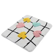 Коврик для ванной-коврики | коврик для ванной нескользящие Противоскользящие коврики Цвет мое сердце 50X60 см