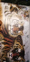 Custom Wallpaper 3d Mural Living-Room Home-Decor Decorative-Painting Bedroom Tiger Family