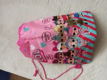 Bolsa de almacenamiento de bolsillo para niños, bolso de compras de tela no tejida, lol surprise dolls, juguetes de figuras Anmie, 34x27CM