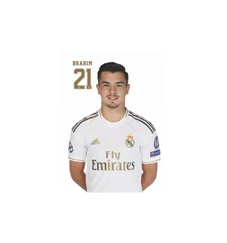 

POSTAL REAL MADRID 2019/2020 BRAHIM BUSTO