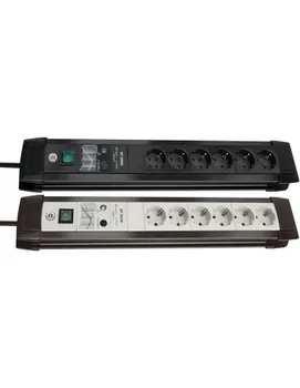 

BRENNENSTUHL 1256000398-Premium multiple Base-Line with overvoltage protection (black color and 8 sockets)