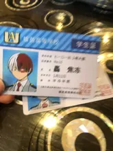 Tarjeta de Identificación para estudiantes, periférico de animé, My Hero Academia, PVC, tarjeta de comida escolar, 1 Uds.