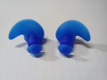 Tapones para los oídos suaves de silicona, impermeables, antipolvo, para buceo, deportes acuáticos, natación, accesorios antiruido, 1 par