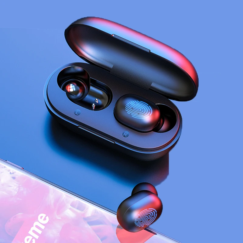 Kphrtek 1 шт. GT1 TWS отпечатков пальцев сенсорные Bluetooth наушники, HD стерео беспроводные наушники, шумоподавление игровая гарнитура
