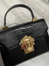 LA FESTIN-Bolso de mano con cierre de serpiente para mujer, bandolera de cuero dividido, de marca de lujo, 2020