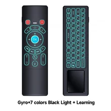  2.4G T6 Wireless Air Mouse Remote Controller Mini Keyboard With Touchpad 3-Gyro 3-Gsensor IR Learning Remote Control 