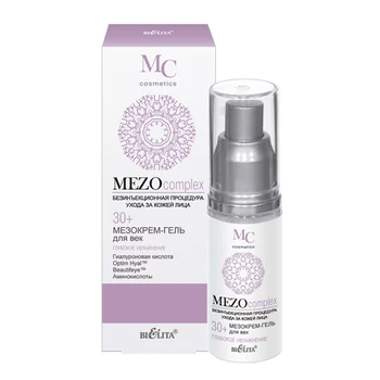 

Mesokrem-gel for eyelids 30 + deep moisturizing mezocomplex whitite