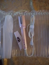 Rizador de pelo de cerámica con rotación automática, rizador de pelo eléctrico de larga duración para el cuidado del cabello con ondas de temperatura constante