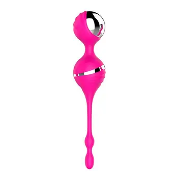 

Pink vaginal balls with vibration NAGHI NO.17 RECHARGEABLE DUO BALLS