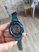 Reloj electrónico multifunción para niños, cronógrafo deportivo a prueba de agua, para exterior