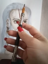 Barra de extensión de lápiz de doble cabeza, extensor de Metal de acero inoxidable para bocetos, ajustable, para estudiantes, oficina, herramientas de escritura, papelería