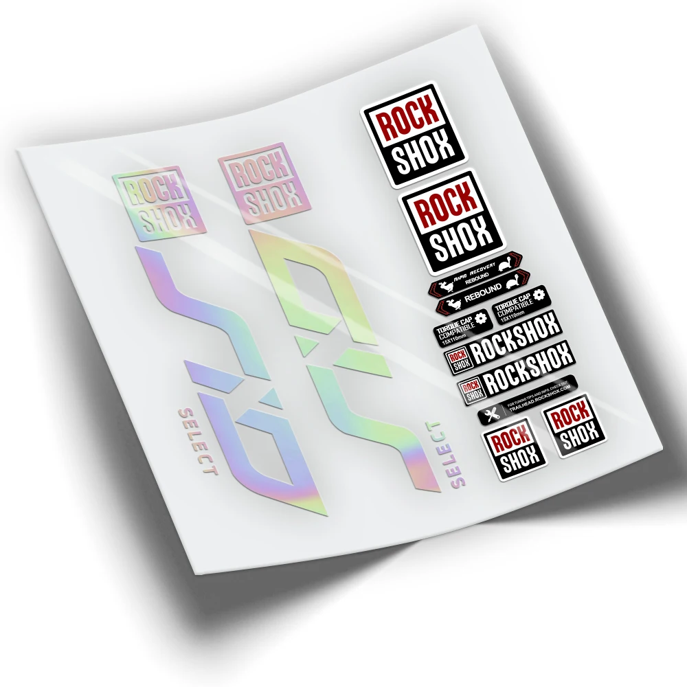 Adesivi Forcina Bicicletta Rockshox Sid Seleziona 2020 Vinile Wp359