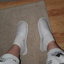 Zapatillas de viaje para Hotel para hombre y mujer, zapatos de uso doméstico, con punta cerrada esponjosa, desechables, Color sólido, 10 pares