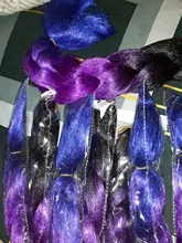 MISS ROLA-extensiones de cabello trenzado con brillante giro de 24 pulgadas, trenzas Jumbo con degradado, soporte de cabello sintético, venta al por mayor