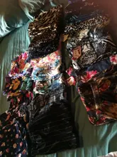 VISNXGI-mallas con estampado de lunares para mujer, pantalones florales suaves para gimnasio, elásticos, informales, para trabajar, a la moda, otoño, Raya Vertical