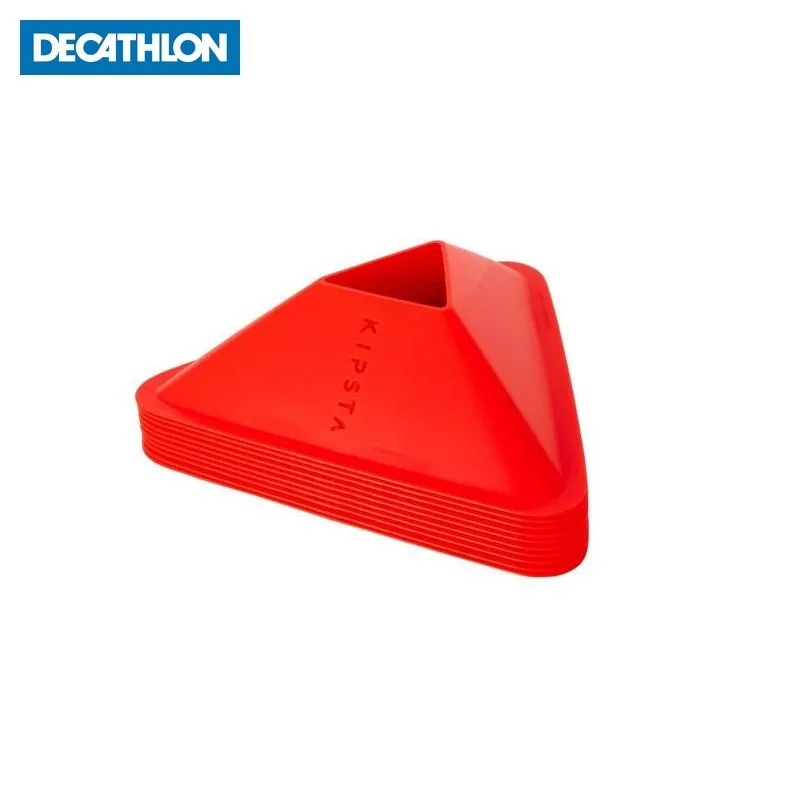 НАБОР ИЗ 10 МАРКЕРОВ ДЛЯ ФУТБОЛЬНЫХ ТРЕНИРОВОК ESSENTIAL Decathlon