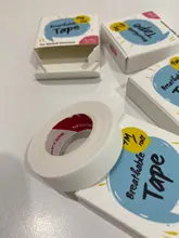 FUNMIX-Cinta de respiración para pestañas injertadas, cinta de aislamiento con agujeros, transpirable, resistente, 4 Uds.