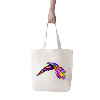 

Angemiel Bag Large Color Flying Hawk Picture Shopping Beach Tote Bag