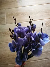 Bouquet Artificial Silk Flowers Magnolia Home-Decoration Christmas-Party Wedding 5-Fork