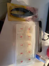 Media cubierta falsa uñas Consejos 500 Uds uña falsa acrílica manicura juegos estilo francés Artificial uñas con diseños para arte de uñas