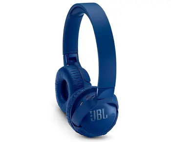 

JBL TUNE 600 BLUE WIRELESS BLUETOOTH HEADPHONES WITH NOISE CANCELING AND MIC
