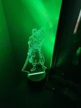 Led-Night-Light Table-Lamp Zoro-Figure Bedroom-Decoration Roronoa Bedside Anime Japanese