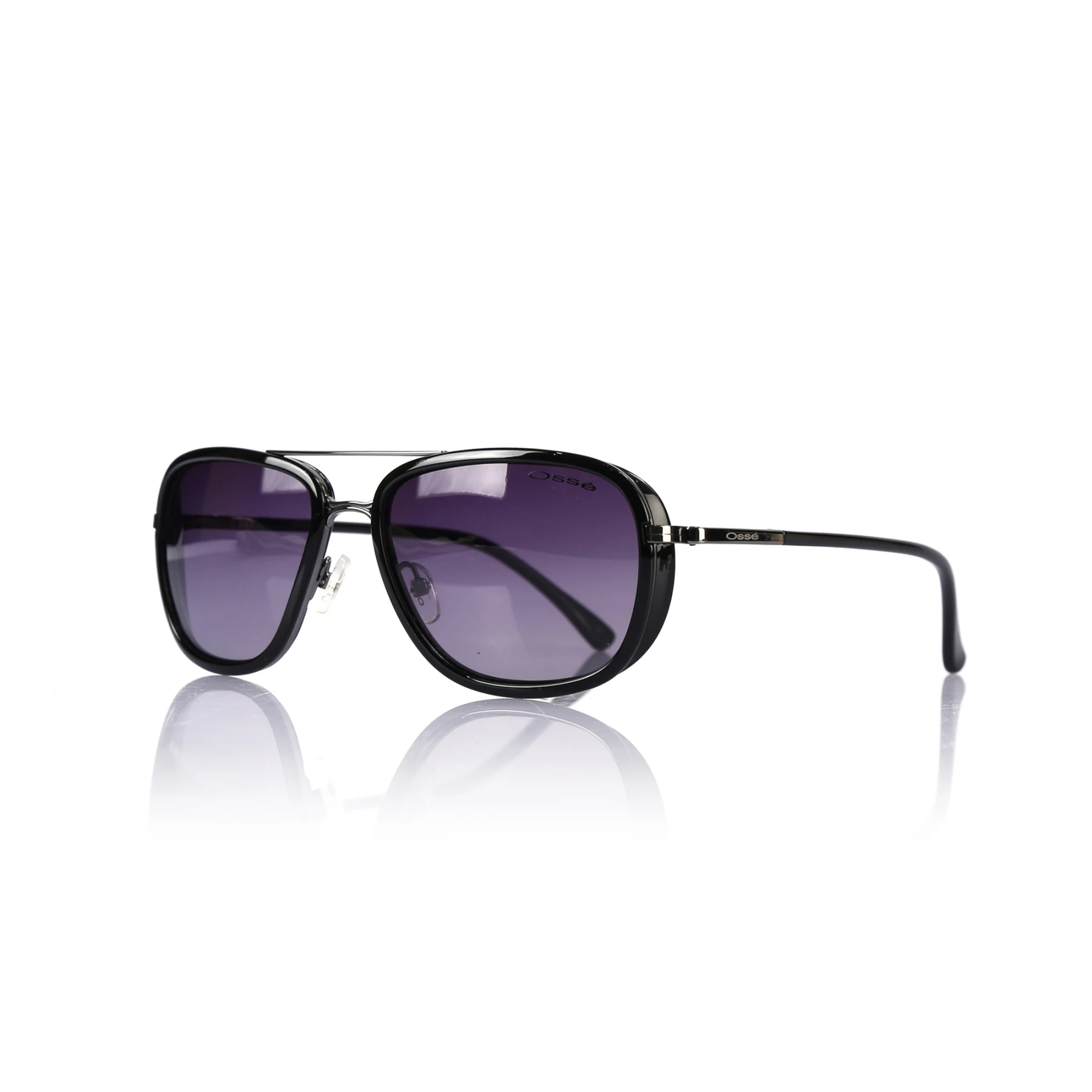 

Men's sunglasses os 2191 02 bone black organic oval square 57-17-140 osse