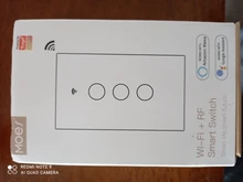 Touch-Switch Smart-Light Voice-Control RF433 Wifi Moeshouse Alexa Google Home EU 2/3-Way