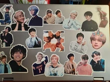50 Uds Kpop coreano chicos Star JIMIN SUGA V JIN impermeable pegatinas para equipaje Laptop nevera bicicleta coche DIY ídolos calcomanías de los juguetes