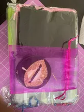 Paquete de joyería Organza, bolsa de regalo de fiesta, boda, cumpleaños y Navidad, 5x7, 7x9, 9x12, 10x15 cm, 100 uds.