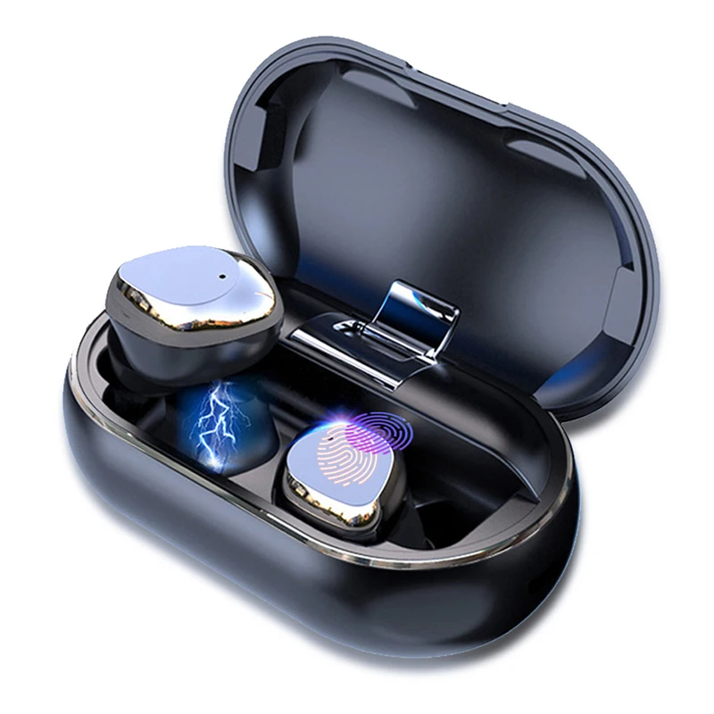 50 шт. X26 наушники-вкладыши TWS Bluetooth 5,0 True Беспроводной наушники Смарт Водонепроницаемый стерео Hi-Fi наушники с зарядный чехол