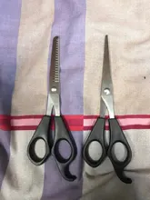 2 unids/set de acero inoxidable de alta calidad Barber tijeras para rebajar corte de pelo tijeras de corte de pelo tijeras conjunto de herramientas