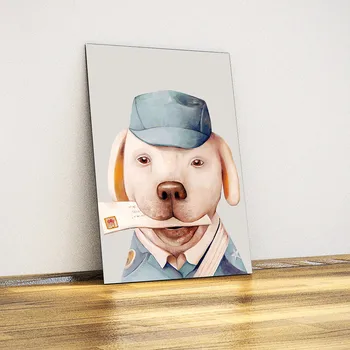 

Messenger Dog (Hipster) -Decorative Metal Plate