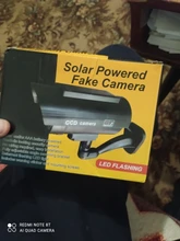 Simulación de cámara falsa de energía Solar, impermeable, cámara de vigilancia CCTV de seguridad interior, luz LED para destellear