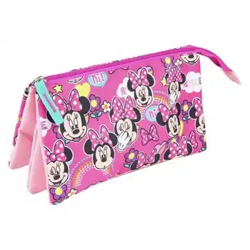 

Flat cover case 3 compartments Minnie