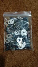 Ring Cable-Wire-Connector Insulated-Terminal Electrical-Crimp-Terminal 50PCS/100PCS RV2-6