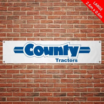 

Tractors COUNTY BANNER pvc shop decoration sport garage decoration workshop Flag's Atelier décoration