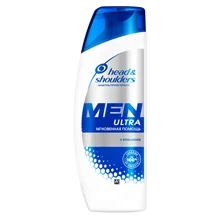 Шампунь против перхоти закрывает голову и плечи Для мужчин ультра Мгновенная помощь 200 мл