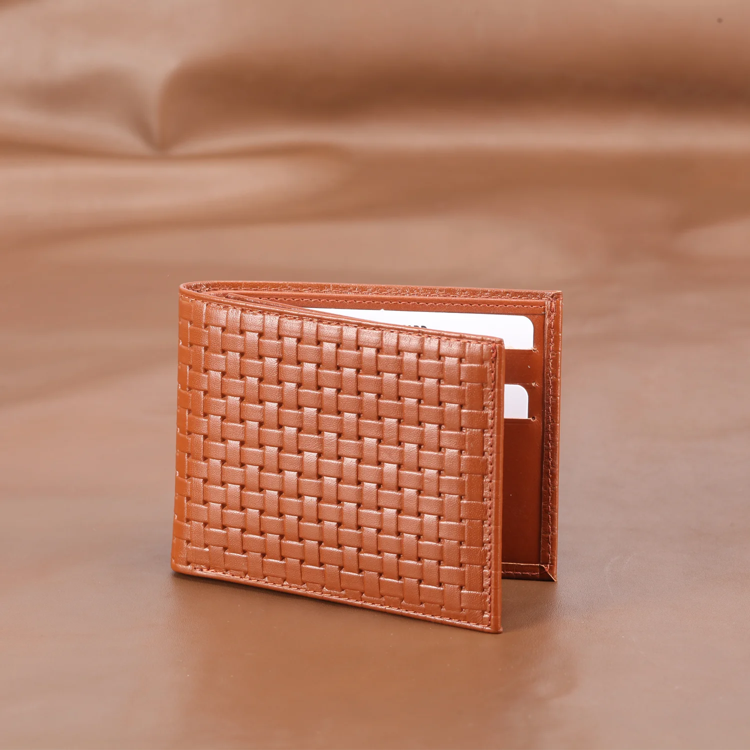 

100% Genuine Leather Mens Wallet Premium Product Real Cowhide Wallets for Man Brown Walet Purses