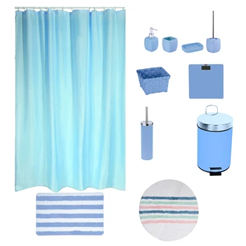 

Batch so bathroom accessories MSV in color blue Sky collection