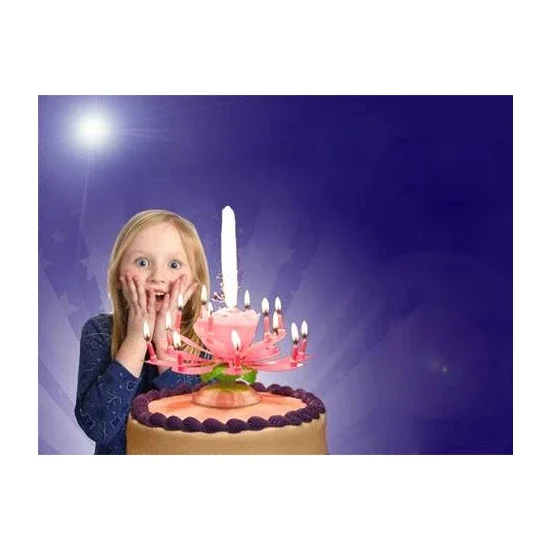 

Magic Self-Opening Musical Cake Candle