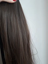 Eunice-coletero largo y recto con Clip en la cola, postizo con horquillas, extensiones de cabello sintético