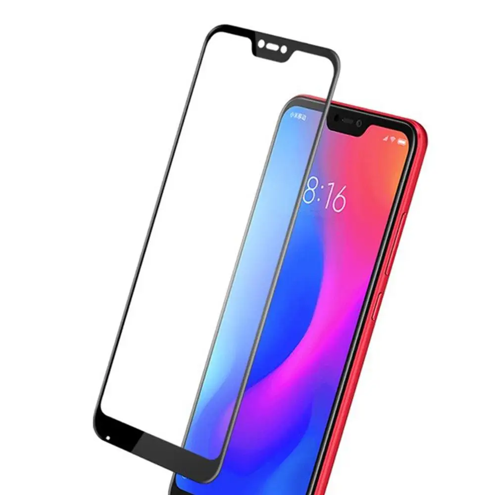 Закаленное Стекло Экран протектор Xiaomi Mi A1/A2/A3/5X/6X/8/9/9 T/LITE/PRO черный - Цвет: MY A2 Lite