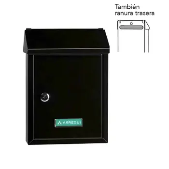 

MAILBOX STEEL OUTDOOR MOD SMART BLACK E5724 ARREGUI
