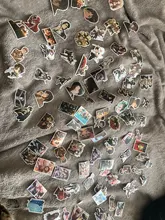 10/30/50/100 unids/pack Anime ataque en Titán pegatinas de grafiti para ordenador portátil de ordenador de monopatín Calcomanía para equipajes juguete