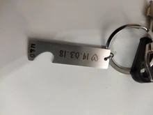 Llavero personalizado de corazón para parejas, soporte para llaves King con grabado de nombre y fecha y cadena de anillos, regalo novias y novios