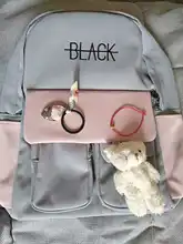 Cute Backpack School-Bag Harajuku Female Black Fashion Women Luxury Book Girl Cotton-Fabric