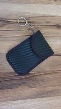 Bolsa de bloqueo de señal de llave de coche, bolso de Faraday, Fob, RFID