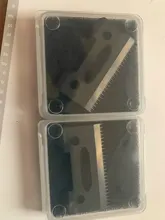 10 pcs/lot 2 hole stagger tooth ceramic cutter blade barber blade